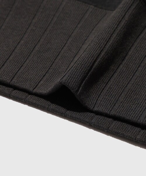 ADAM ET ROPE'(アダムエロペ)の「【DAIRIKU/ダイリク】Odd Hotel Silk-Cotton Sweater(ニット/セーター・メンズ・ブラック/キナリ・M/S)」の13枚目の写真