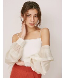 EVRIS | パールリブキャミソール(キャミソール)