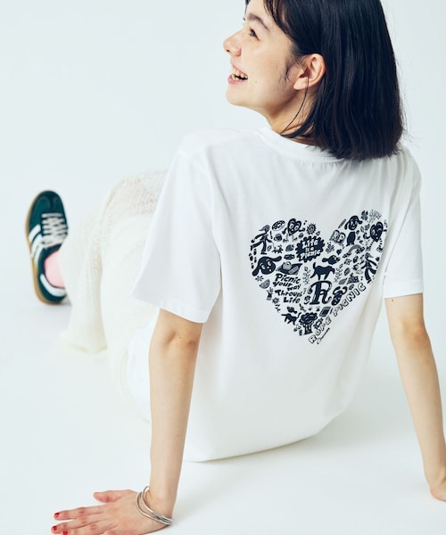 ROPE' PICNIC(ロペピクニック)の「【Chocomoo×ROPE' PICNIC】【接触冷感】アソートTシャツ(Tシャツ/カットソー・レディース・ホワイト/ホワイト系・38)」の1枚目の写真