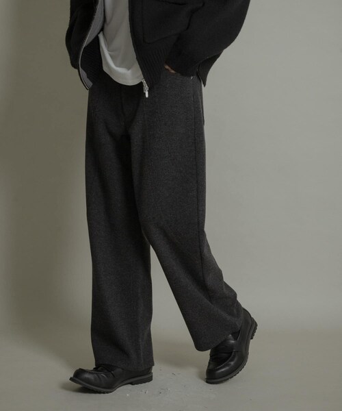 SENSE OF PLACE by URBAN RESEARCH（センスオブプレイスバイアーバンリサーチ）の「ラウンドパネル5PKメルトンパンツ（その他パンツ・メンズ・CHARCOAL/OATMEAL・M/L）」の5枚目の写真
