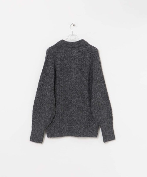 LAATO（ラート）の「mesh knit polo cardigan（カーディガン/ボレロ・レディース・ハニー/スチール・FREE）」の7枚目の写真