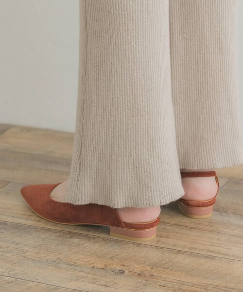 URBAN RESEARCH ROSSO（アーバンリサーチロッソ）の「『MADE IN JAPAN』F by ROSSO　バックストラップスウェードパンプス（パンプス・レディース・TERRACOTTA/K/BROWN・36/37/38）」の12枚目の写真