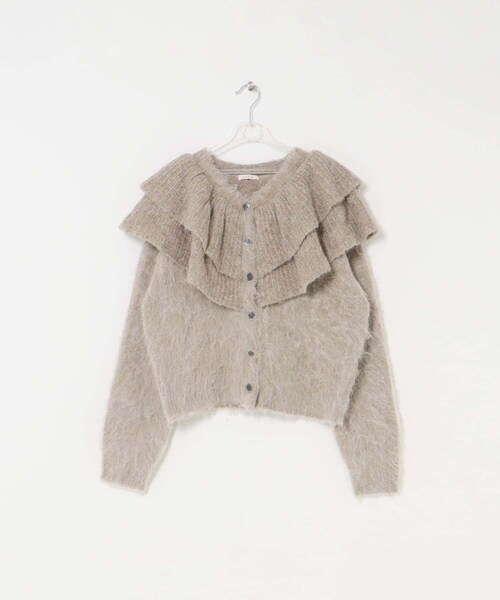 LAATO（ラート）の「frill frill knit cardigan（ニット/セーター・レディース・ラテ/シャドウ/モス/ハニー・FREE/Free）」の13枚目の写真