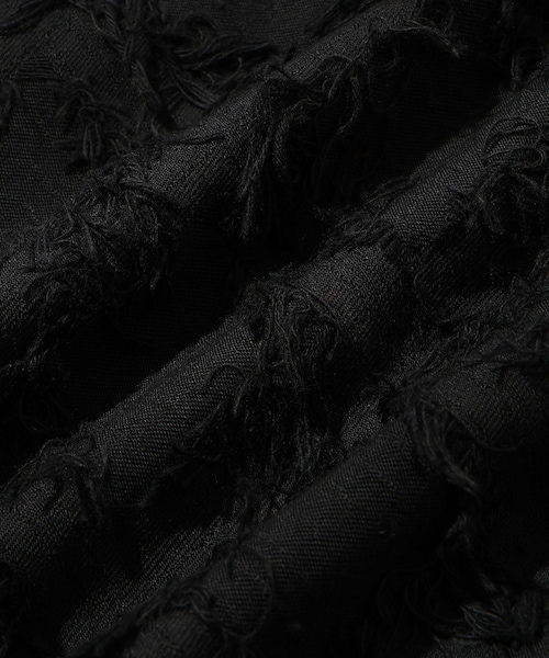 ADAM ET ROPE'（アダムエロペ）の「【Sefr/セファ】WES SHIRT FRINGE（シャツ/ブラウス・メンズ・ブラック・M/S）」の13枚目の写真