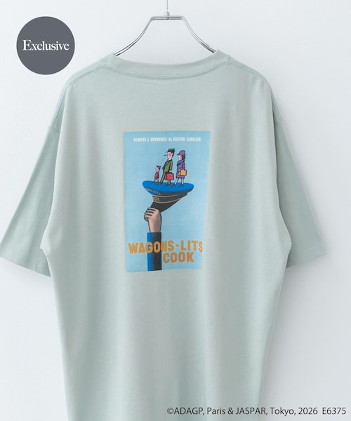 URBAN RESEARCH DOORS(アーバンリサーチドアーズ)の「『別注』Savignac×DOORS プリントTシャツ(Tシャツ/カットソー・メンズ・WHITE1/WHITE2/IVORY/WHITE3/TOP GRAY1/CHARCOAL2/CHARCOAL1/TOP GRAY2/MOCHA/OATMEAL/BLUE/LIGHT BLUE/NAVY/LAVENDER/VERMILLION・M/L/XL)」の12枚目の写真