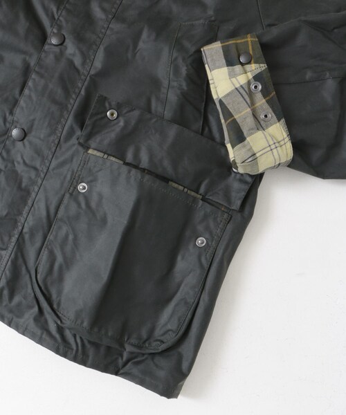 URBAN RESEARCH DOORS（アーバンリサーチドアーズ）の「OS BEDALE WAX JACKET（テーラードジャケット・メンズ・BLACK/SAGE・36/38/40）」の17枚目の写真