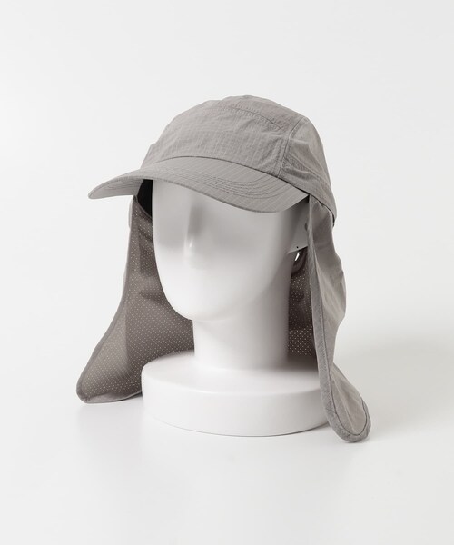 URBAN RESEARCH DOORS（アーバンリサーチドアーズ）の「Snow Peak Apparel　INSECT SHIELD MESH CAP（キャップ・メンズ・GREIGE/BROWN/CHARCOAL・One）」の4枚目の写真