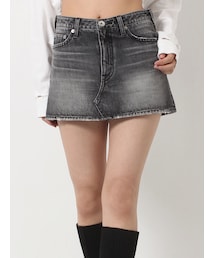 GYDA | Vintageデニムスカートライクショートパンツ(デニムスカート)