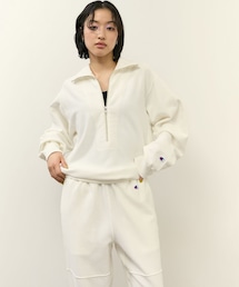 ADAM ET ROPE' | 【Champion for ADAM ET ROPE'】別注 SWEAT HALF ZIP(スウェット)