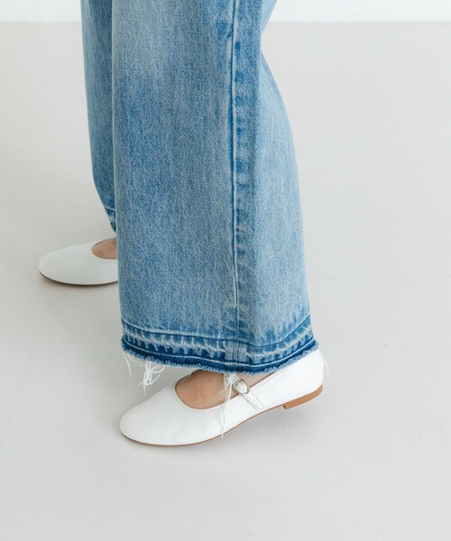 URBAN RESEARCH（アーバンリサーチ）の「メリージェーンフラットシューズ（バレエシューズ・レディース・BLACK/WHITE・36/37/38）」の7枚目の写真