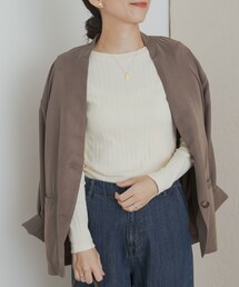 URBAN RESEARCH DOORS（アーバンリサーチドアーズ）の「針抜き長袖カットソー（Tシャツ/カットソー）」