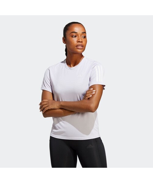adidas（アディダス）の「オウン ザ ラン 半袖Tシャツ（トップス・レディース・ブラック/ホワイト/パープル/グリーン/セミフラッシュアクア・J/S/S/J/M/J/L/J/XL/J/2XL/M/L/XL/2XL/3XL/J/3XL/XS/5XL/J/XS）」の19枚目の写真