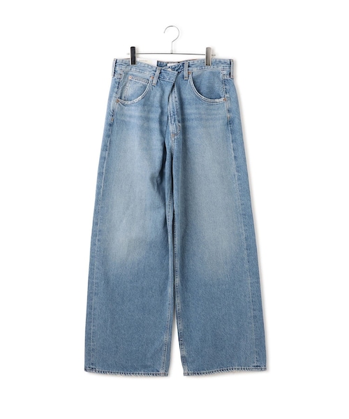 ADAM ET ROPE'（アダムエロペ）の「【AGOLDE（エーゴールドイー）】VANA PETITE JEAN 28.5（デニムパンツ・レディース・ブラック系/ブルー系・25/26/27/28）」の9枚目の写真