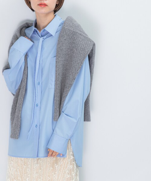 URBAN RESEARCH ROSSO（アーバンリサーチロッソ）の「マルチウェイデザインシャツ（シャツ/ブラウス・レディース・OFF/SAX・FREE）」の12枚目の写真