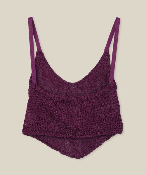 ROPE'(ロペ)の「【forteforte(フォルテ フォルテ)】tops(キャミソール・レディース・パープル系・M)」の6枚目の写真