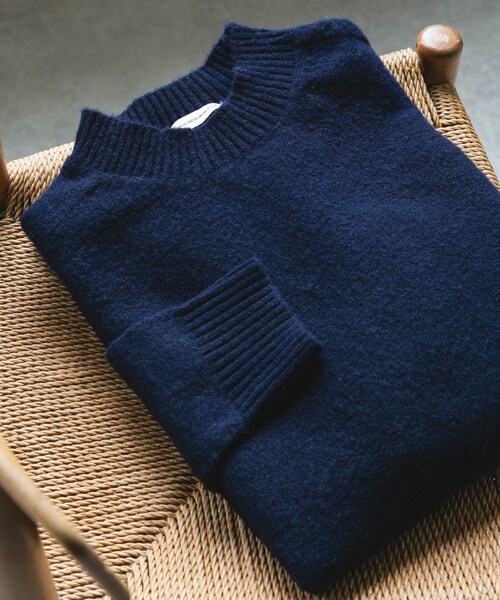 URBAN RESEARCH DOORS(アーバンリサーチドアーズ)の「ウール混もちもちハイネックニット(ニット/セーター・メンズ・OFF BEIGE/YELLOW/BLUE GREEN/CHARCOAL/BORDEAUX/NAVY・M/L)」の7枚目の写真