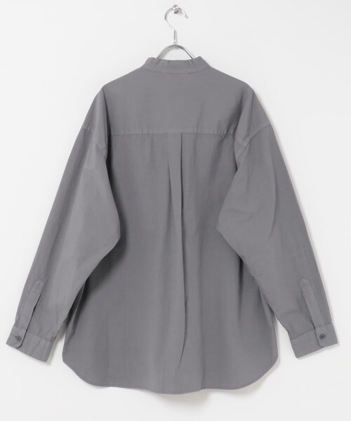 URBAN RESEARCH DOORS（アーバンリサーチドアーズ）の「STILL BY HAND　GARMENTDYE BANDCOLLAR SHIRTS（シャツ/ブラウス・メンズ・ECRU/INK BLACK/SLATE GREY/BROWN・46/48）」の15枚目の写真