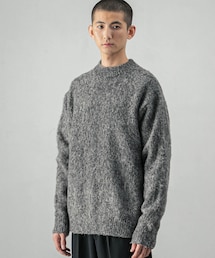 URBAN RESEARCH | new basic MOULINE SHAGGY KNIT(ニット/セーター)