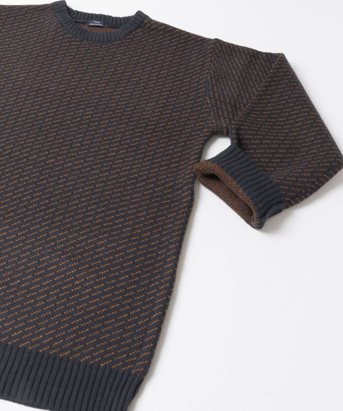 ITEMS URBANRESEARCH(アイテムズ アーバンリサーチ)の「マシンウォッシャブル バーズアイ クルーニット(ニット/セーター・メンズ・BEG/NVY/BLK・M/L)」の22枚目の写真