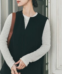 URBAN RESEARCH DOORS | ポコポコレースロングTシャツ(Tシャツ/カットソー)