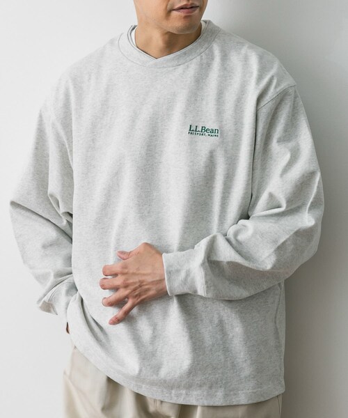 URBAN RESEARCH DOORS(アーバンリサーチドアーズ)の「L.L.Bean Union Long-Sleeve T-Shirts(Tシャツ/カットソー・メンズ・yellow/white/birch/green/fade navy・M/L/XL)」の20枚目の写真