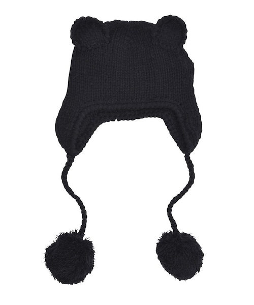 MERCURYDUO（マーキュリーデュオ）の「【Kid's】 手編ニットCAP（ハット・レディース・アイボリー/グレー/ブラック・F）」の2枚目の写真