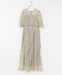 URBAN RESEARCH ROSSO WOMEN | エンブロダリーレースレイヤードドレス(ワンピース)