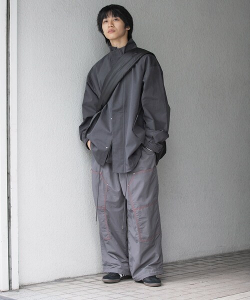 SENSE OF PLACE by URBAN RESEARCH（センスオブプレイスバイアーバンリサーチ）の「ショートモッズコート（モッズコート・メンズ・IVORY/CHARCOAL/NAVY・M/L）」の18枚目の写真