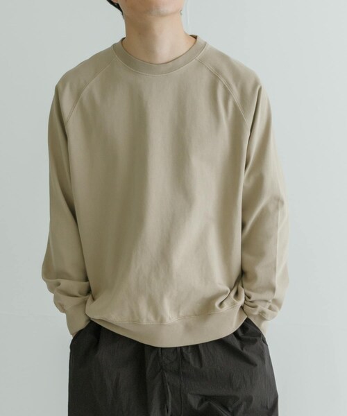 URBAN RESEARCH（アーバンリサーチ）の「ndx　RaglanSweat（スウェット・メンズ・ROSE BLUSH/DARK NAVY/BURNT SAND・M/L）」の6枚目の写真