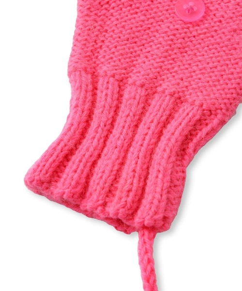 ADAM ET ROPE'（アダムエロペ）の「【J'aDoRe限定】【ugly sweater club（アグリー セーター クラブ）】Dazed（手袋・レディース・グレー/ピンク/イエロー・F）」の13枚目の写真