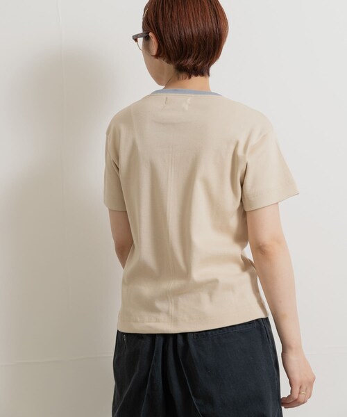 THE GOODLAND MARKET（ザグッドランドマーケット）の「PARKS PROJECT　Bicolor T-Shirts×PARKS（Tシャツ/カットソー・レディース・CLOUD/SHADOW/SAND・one）」の12枚目の写真