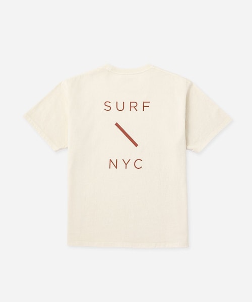 Saturdays NYC(サタデーズ ニューヨークシティ )の「SURF NYC Dyed Standard SS Tee(Tシャツ/カットソー・レディース・ブラック/ホワイト/キミドリ/ワイン・L/M/S/XL)」の6枚目の写真
