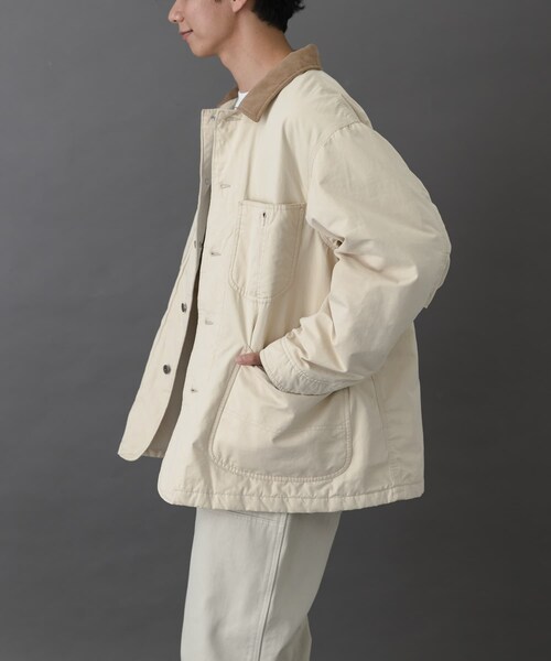 URBAN RESEARCH DOORS（アーバンリサーチドアーズ）の「FORK&SPOON　インサレーションカバーオール（カバーオール・メンズ・BLACK/IVORY・4/5）」の17枚目の写真