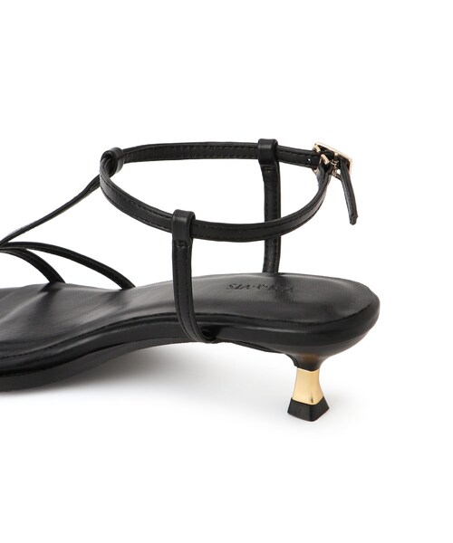 VIS（ビス）の「ナロークロスメタルヒールサンダル（サンダル・レディース・ブラック/レッド・L/M/S）」の15枚目の写真