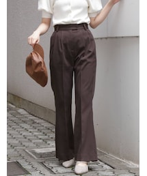 dazzlin | セミフレアタックパンツ(その他パンツ)