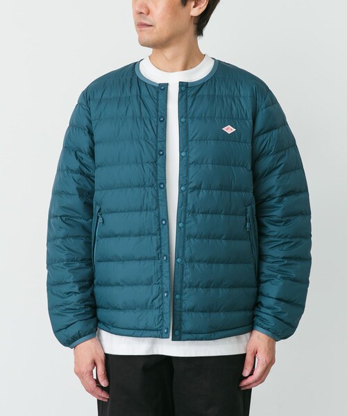 URBAN RESEARCH DOORS（アーバンリサーチドアーズ）の「DANTON　INNER DOWN CREW-NECK JACKET（その他アウター・メンズ・BLACK/IRON/BLUE GREEN/LIME GREEN/OLIVE・M/L/XL）」の3枚目の写真