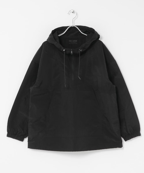 URBAN RESEARCH DOORS(アーバンリサーチドアーズ)の「FORK&SPOON シアーアノラックパーカー(パーカー・レディース・OFF/BLACK・1)」の7枚目の写真