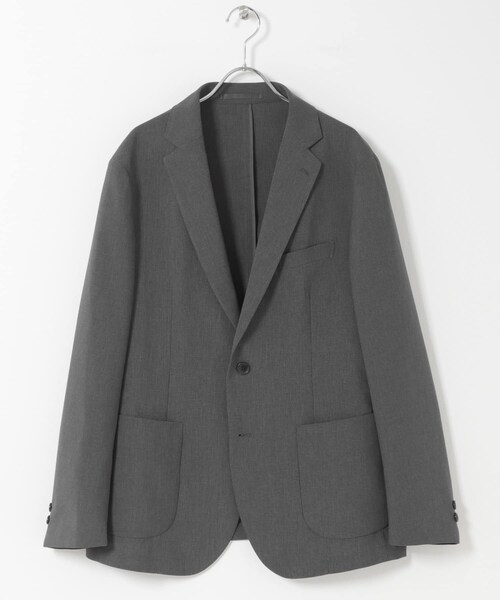 URBAN RESEARCH DOORS(アーバンリサーチドアーズ)の「LIFE STYLE TAILOR リネンライクコンフォータブルジャケット(テーラードジャケット・メンズ・BLUE NAVY/GRAY/OLV BROWN・S/M/L/XL)」の19枚目の写真