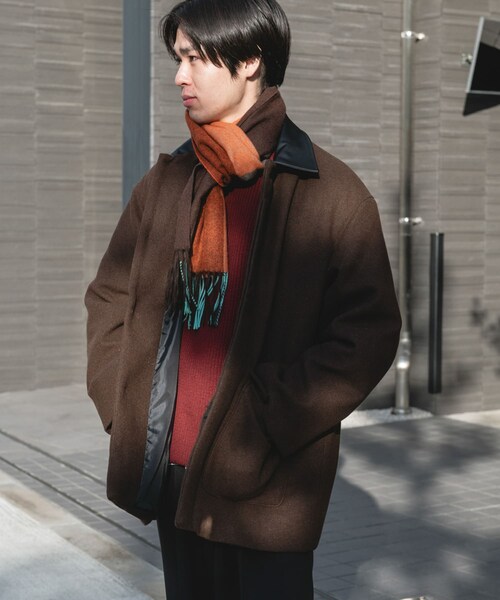 URBAN RESEARCH DOORS(アーバンリサーチドアーズ)の「ウールブレンドカバーオール(カバーオール・メンズ・CHECK/BROWN/BLACK・M/L)」の15枚目の写真