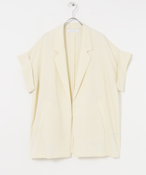 URBAN RESEARCH（アーバンリサーチ）の「ハーフスリーブジャケット（テーラードジャケット・レディース・CHARCOAL/IVORY・FREE）」の13枚目の写真