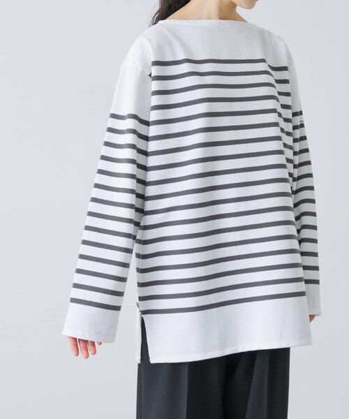 かぐれ（カグレ）の「ORCIVAL　BOAT NECK LONG-SLEEVE PULLOVER（Tシャツ/カットソー・レディース・BLUE/STEEL GREY・6）」の16枚目の写真
