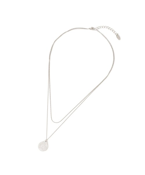 ROPE' PICNIC(ロペピクニック)の「コインモチーフ Wチェーンネックレス(ネックレス・レディース・ゴールド/シルバー・F)」の13枚目の写真