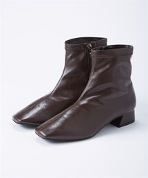 nissen | 【ゆったり幅広】ストレッチショートブーツ（低反発中敷）（ワイズ４Ｅ）(ブーツ)