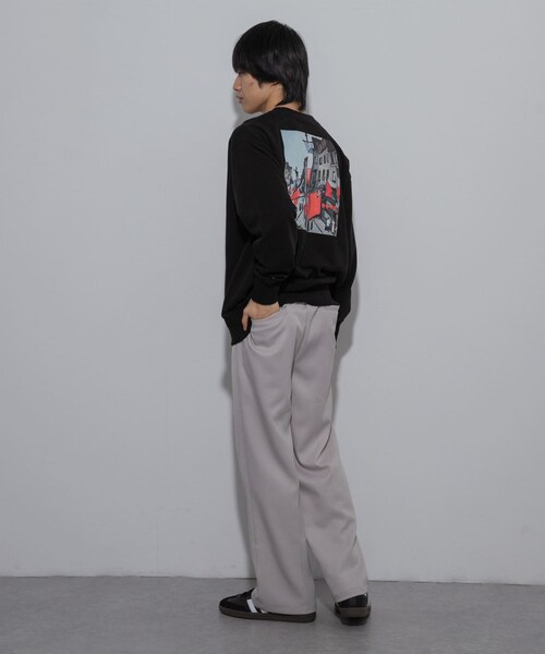 SENSE OF PLACE by URBAN RESEARCH（センスオブプレイスバイアーバンリサーチ）の「『別注』Albert Marquet ロゴスウェット（スウェット・メンズ・GRAY/BLACK/GREEN・M/L）」の18枚目の写真