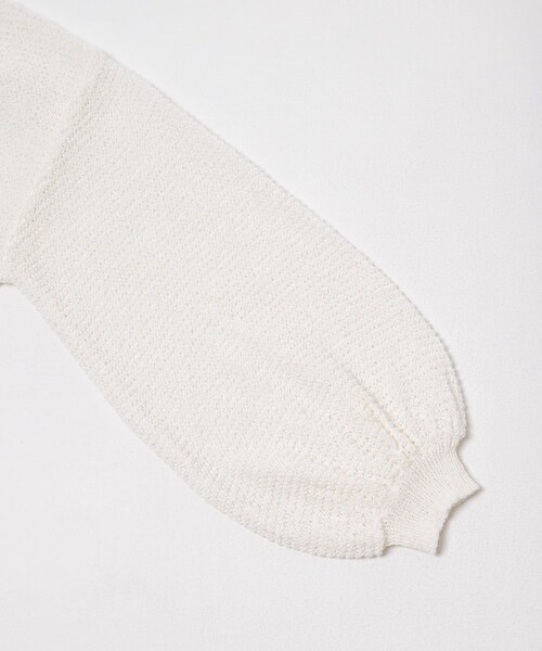 URBAN RESEARCH(アーバンリサーチ)の「ペーパーヤーンボートネックニット(ニット/セーター・レディース・WHITE/SAX/CHARCOAL・Free)」の13枚目の写真