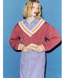 jouetie | ラインショートニット(ニット/セーター)