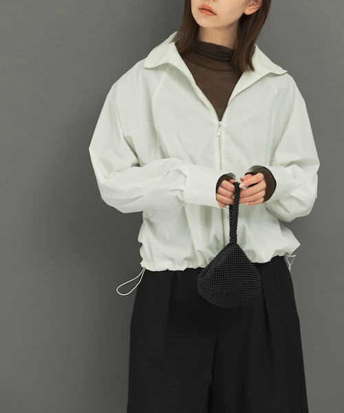 URBAN RESEARCH ROSSO（アーバンリサーチロッソ）の「ZIPライトブルゾン（ブルゾン・レディース・WHITE/GREIGE・FREE）」の3枚目の写真