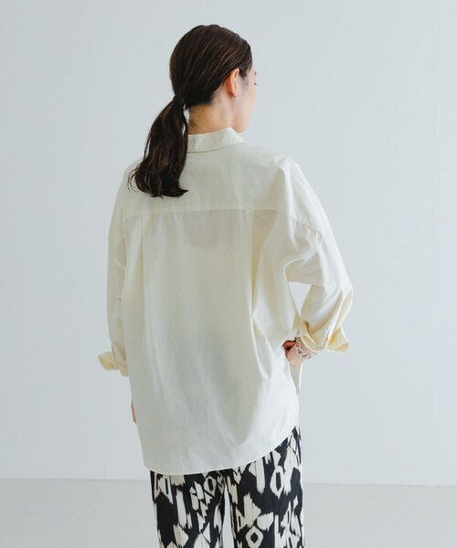 URBAN RESEARCH（アーバンリサーチ）の「new basic　ガーメントダイオーバーシャツ（シャツ/ブラウス・レディース・SAGE/PINK/IVORY・FREE）」の11枚目の写真