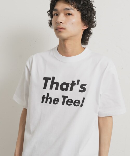 THE GOODLAND MARKET（ザグッドランドマーケット）の「『一部別注カラー』That’s　The Tee Thats（Tシャツ/カットソー・メンズ・white/black/別注beige・M/L/XL）」の6枚目の写真