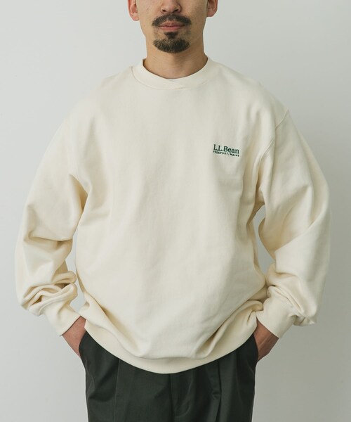 URBAN RESEARCH DOORS(アーバンリサーチドアーズ)の「L.L.Bean Smithfield Crewneck Sweat(スウェット・メンズ・Navy/Ecru/Birch/Maize/Pink/Iceblue・M/L/XL)」の1枚目の写真